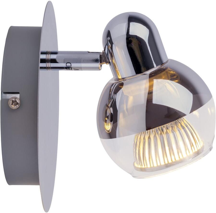 Näve Wandlamp Boccia 1-lamps glas in amber d: 23 5cm toevoerkabel 150cm zwart e27 excl. lichtbron (1 stuk) - Foto 2
