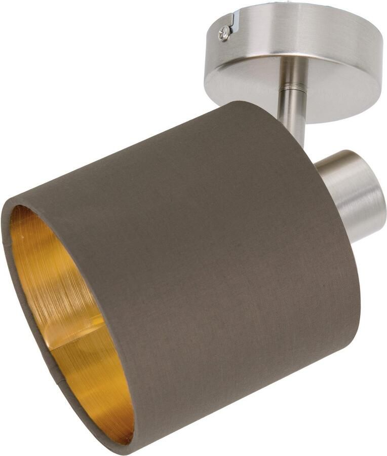 Näve Wandlamp Maron E14 max. 40W verwisselbare lichtbron materiaal: staal textiel (1 stuk) - Foto 3