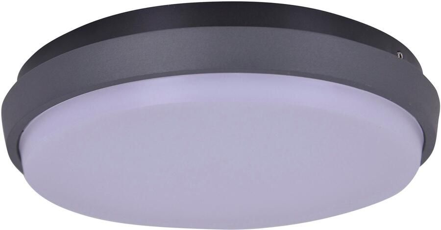 Näve Wandlamp voor buiten LED buitenwandlamp IP54 "Mio" d:27cm Stralingshoek: 110° geschikt voor wand- en plafondmontage (1 stuk) - Foto 6