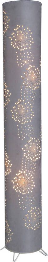Näve Staande lamp Aurona 2x e14x40w voetschakelaar snoer 160 cm kleur: grijs (1 stuk)