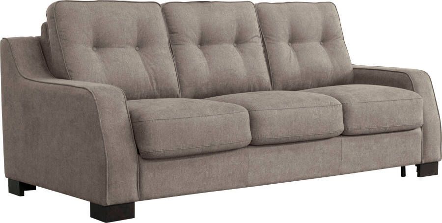 Nias Italia Slaapbank Viareggio incl. matras en inklapbaar metalen frame ligoppervlak 140x207 cm