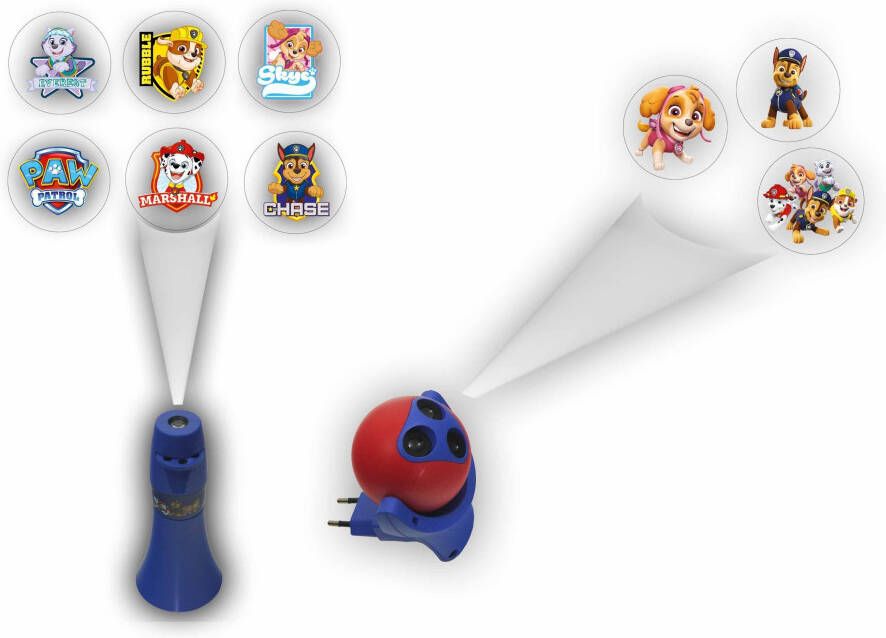 Niermann Lednachtlampje Paw Patrol Set Paw Patrol 2 (1 x stekker-nachtlicht 1 x draagbare beamer) (1 stuk) - Foto 20