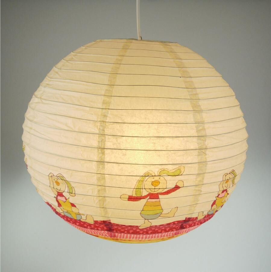 Niermann Hanglamp Rainbow Rabbit Papier-hanglamp rainbow Rabbit (1 stuk)