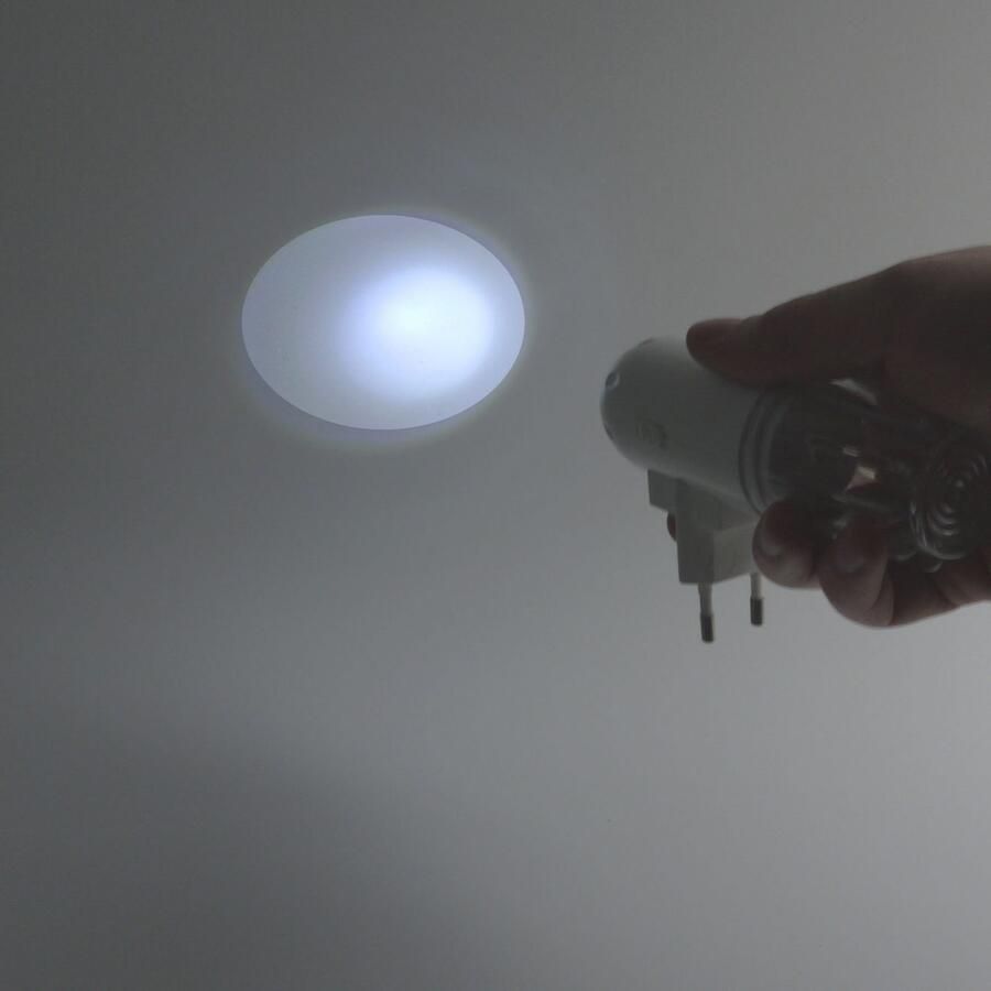 Niermann Lednachtlampje Nachtlampjes Stekker- nachtlicht ovaal met schemersensor set van 2 (1 stuk) - Foto 2