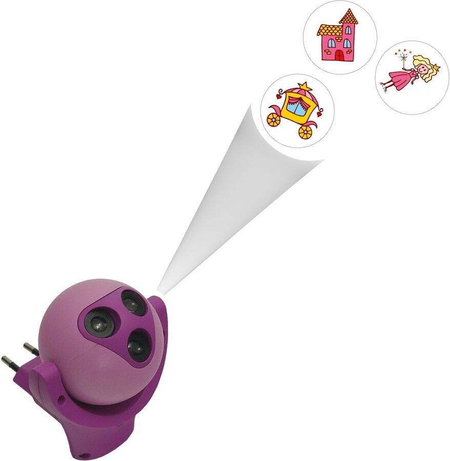 Niermann Lednachtlampje Prinses Set prinses 2 (1 x stekker-nachtlicht 1 x draagbare beamer) (1 stuk) - Foto 2