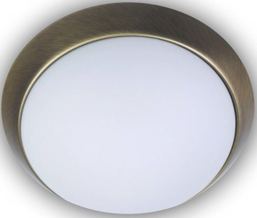Niermann Plafondlamp Opal matt Dekorring Altmessing 35 cm LED (1 stuk) - Foto 3