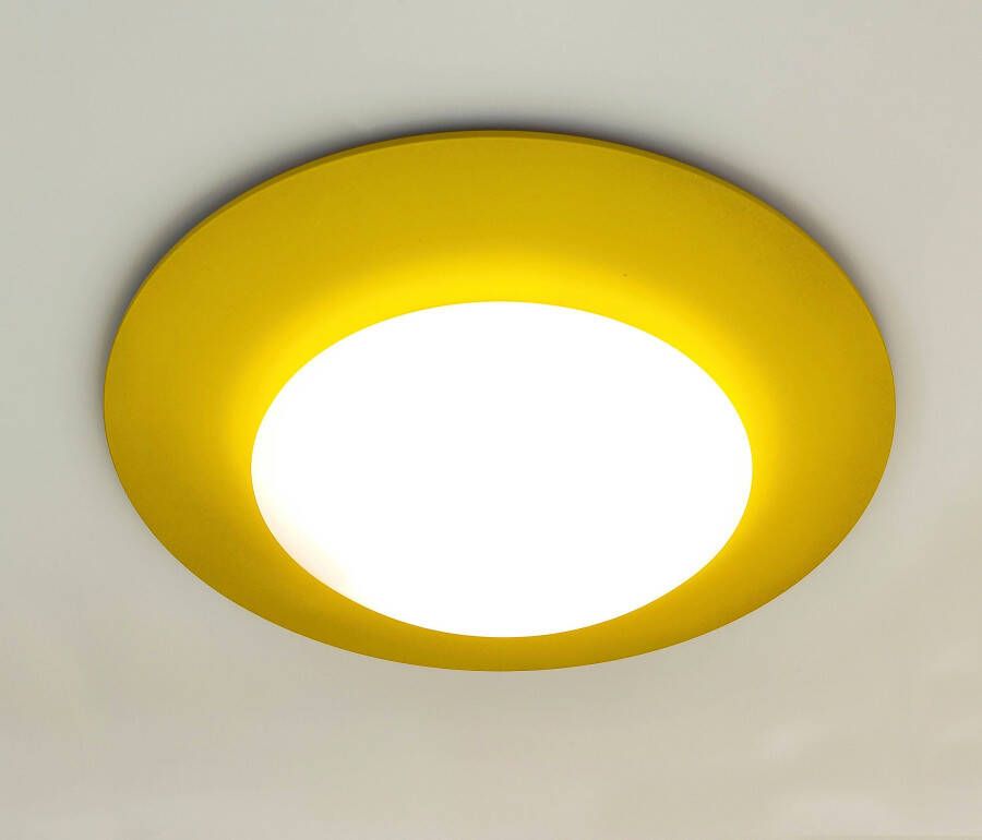 Niermann Plafondlamp Plafonnière Saturn zonnegeel (1 stuk)