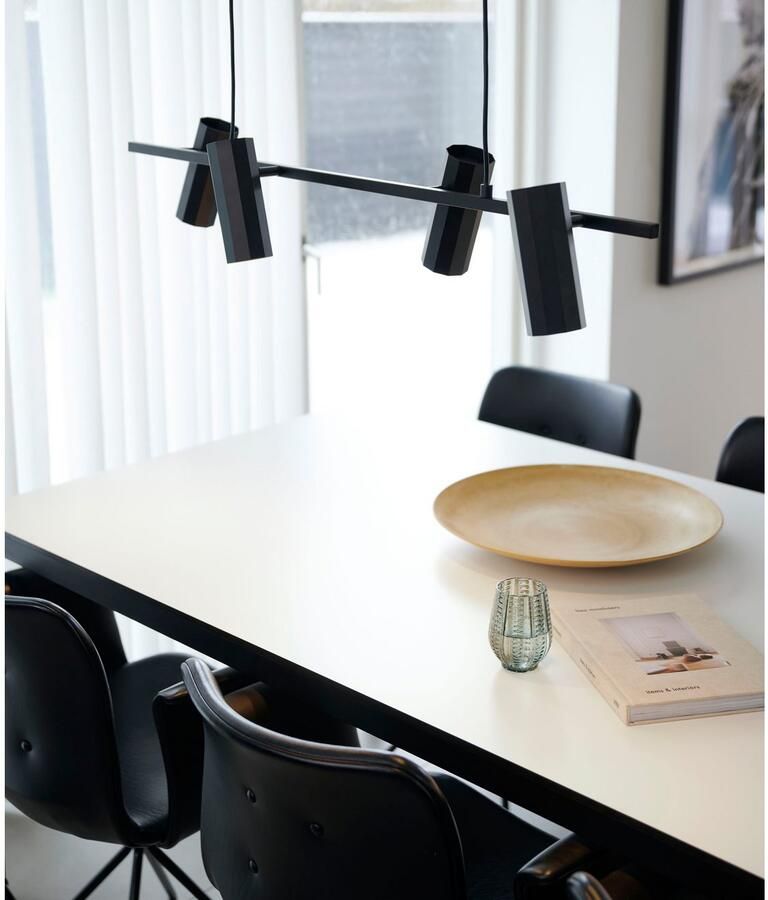 Nordlux Hanglamp Alanis Minimalistisch ontwerp 10-zijdig profiel matte messing-look (1 stuk) - Foto 4