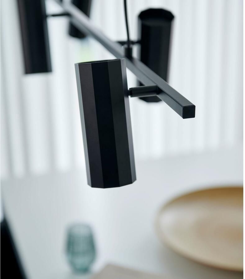 Nordlux Hanglamp Alanis Minimalistisch ontwerp 10-zijdig profiel matte messing-look (1 stuk) - Foto 3