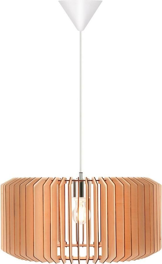 Nordlux Hanglamp Asti Natuurlijk materiaal creëert een mooi licht- en schaduwspel (1 stuk) - Foto 2