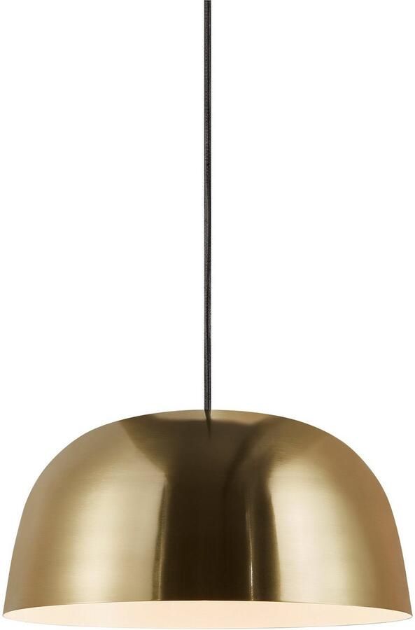 Nordlux Hanglamp Cera Hanglamp messing design textielkabel - Foto 2