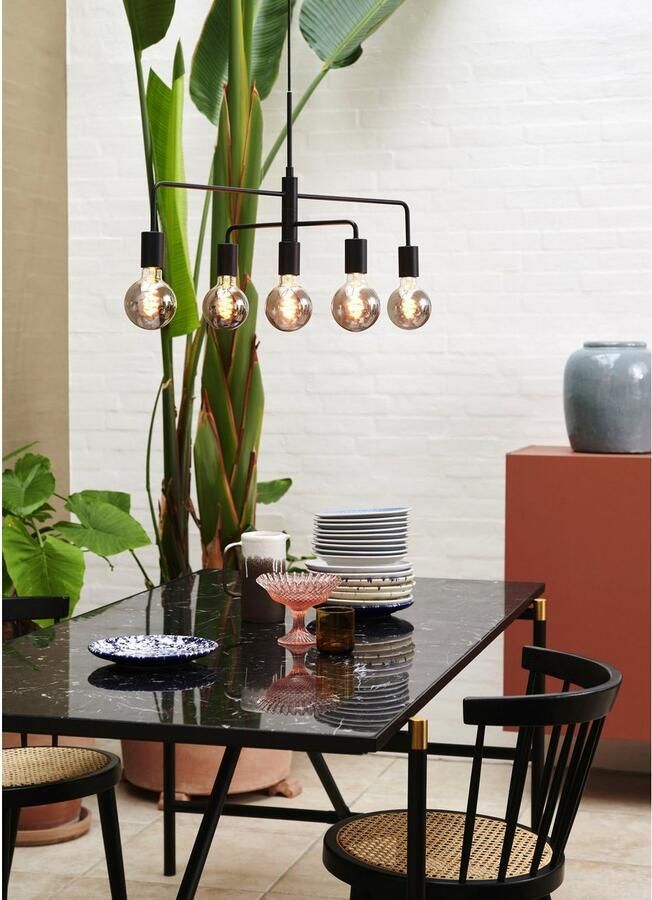 Nordlux Hanglamp GLOOM Moderne interpretatie van de klassieke kroonluchter draaibare armen (1 stuk)