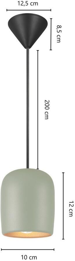 Nordlux Hanglamp NOTTI klein organisch elegant gevormd pendel zacht licht (1 stuk) - Foto 2