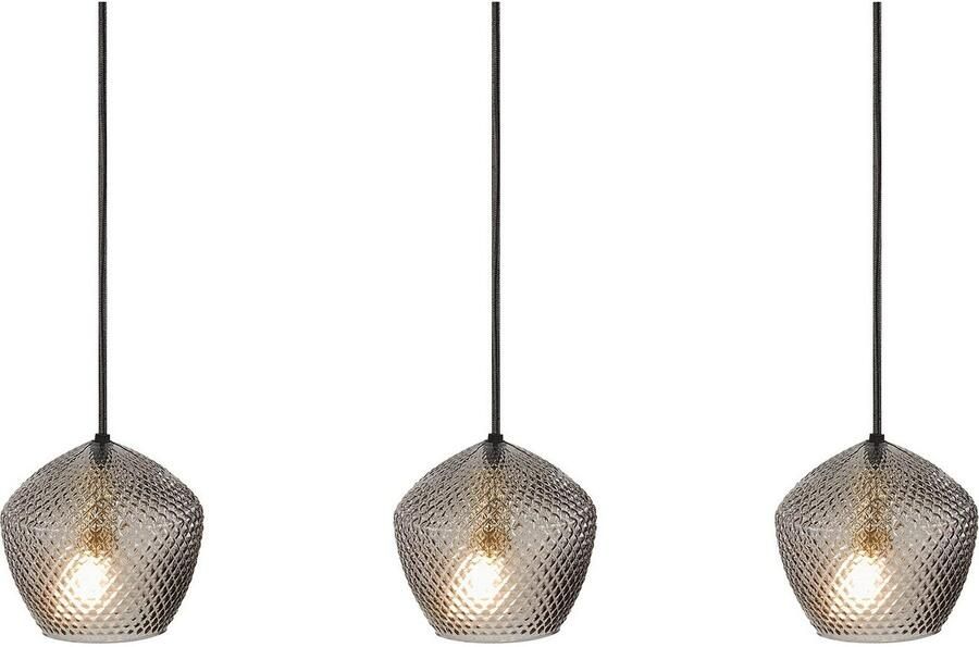 Nordlux Hanglamp ORBIFORM Structuur glas kap messing applicatie - Foto 3