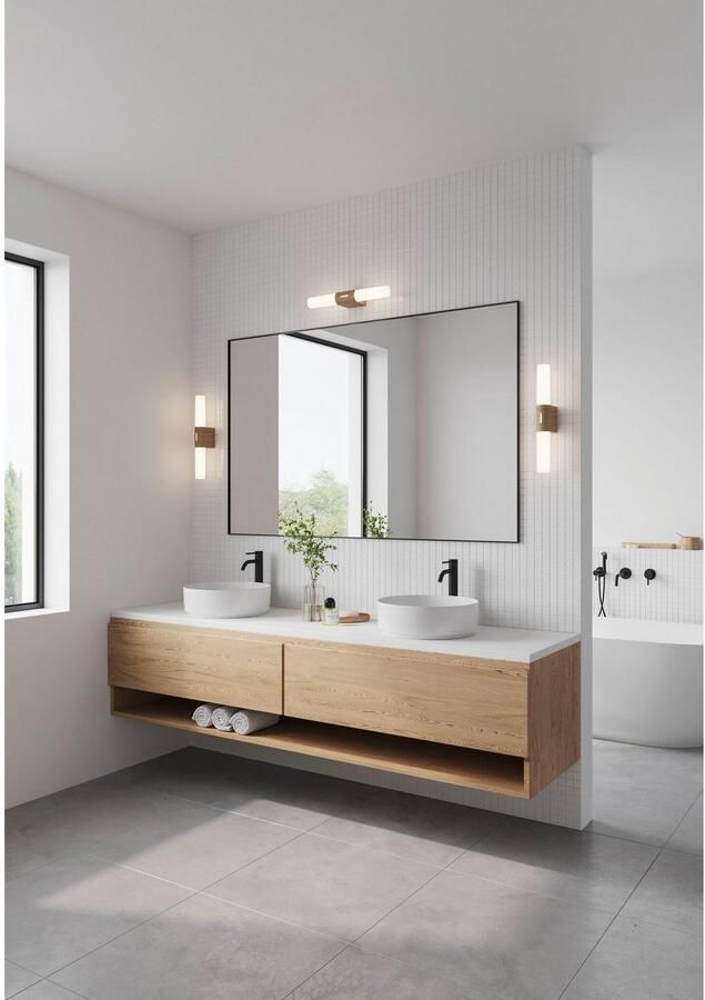 Nordlux Led-wandlamp Helva Double Basic