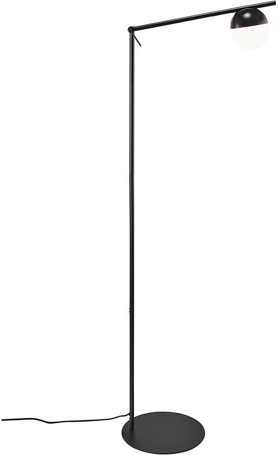 Nordlux Staande lamp CONTINA Textiel kabel met de mond geblazen opaal glas - Foto 2