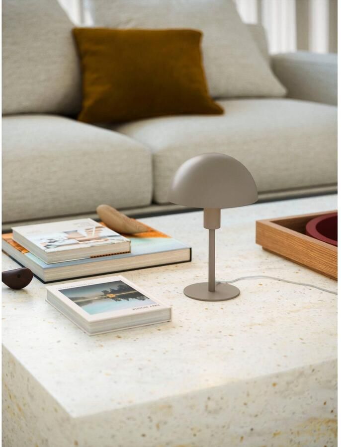 Nordlux Ellen Mini Tafellamp Ø 16 cm Lichtbruin - Foto 2