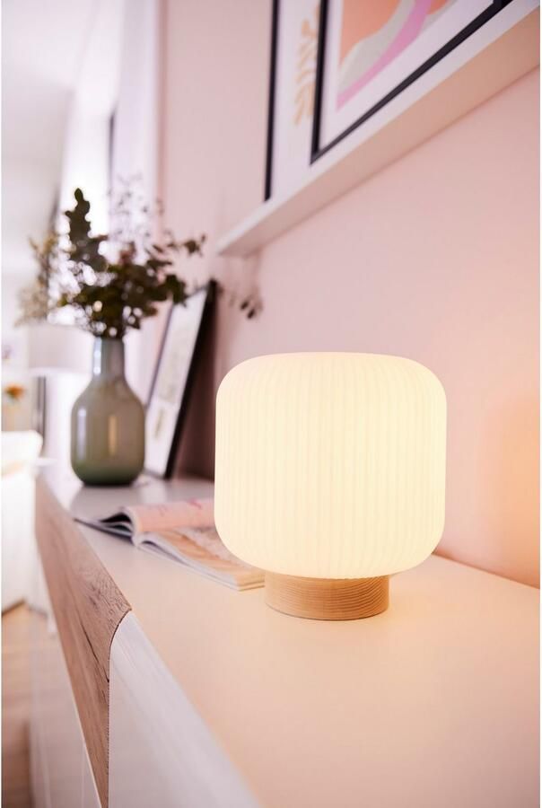 Nordlux Milford Tafellamp Hout E27