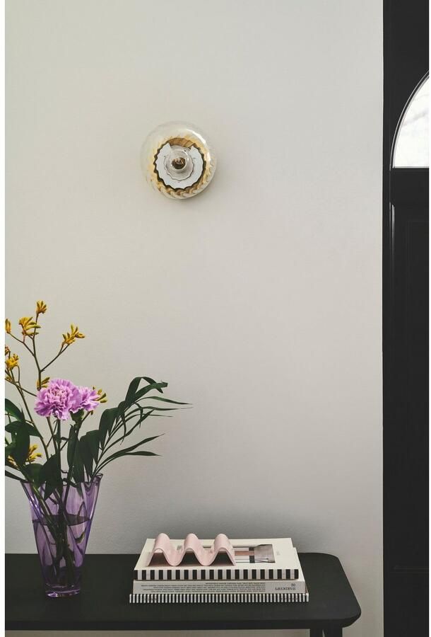 Nordlux Wandlamp Chisell Ø 15 cm mat goud - Foto 3