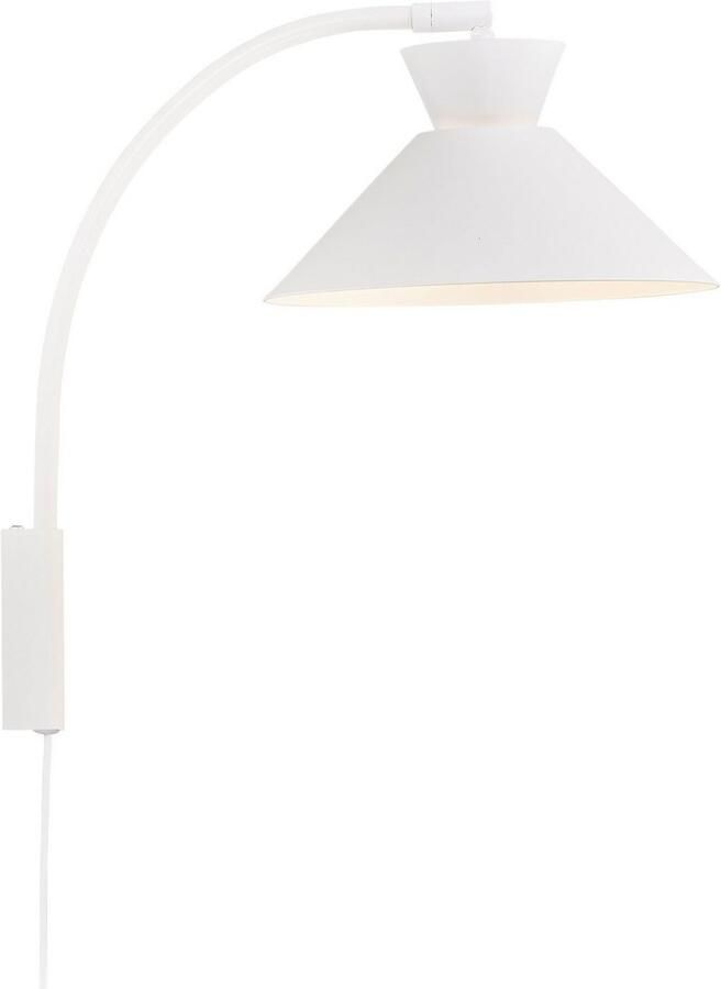 Nordlux Wandlamp Dial Noordse eenvoud met duidelijke lijnen decoratief uplight-effect (1 stuk)