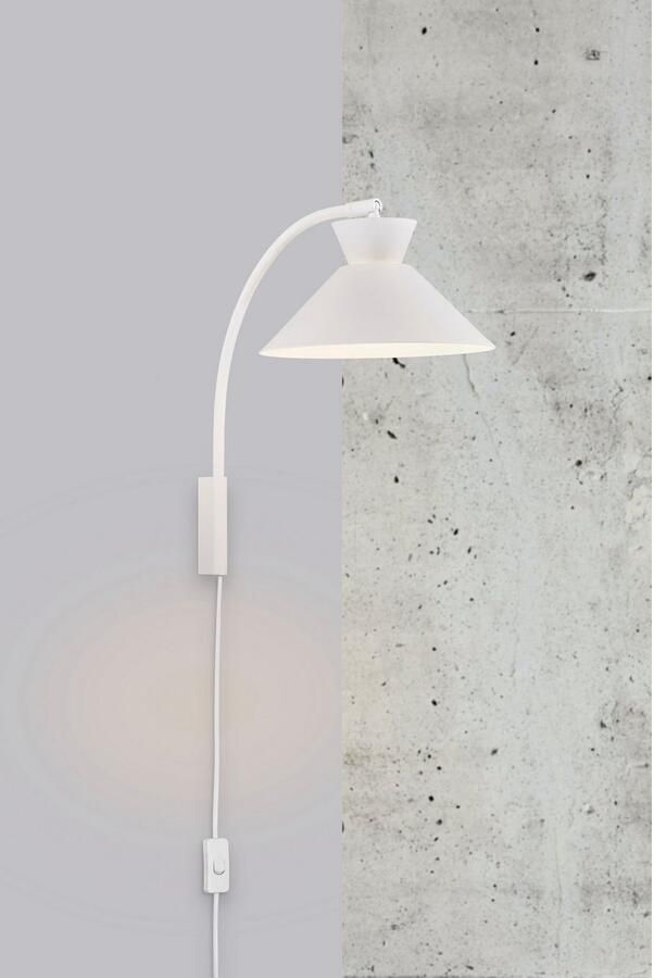 Nordlux Wandlamp Dial Noordse eenvoud met duidelijke lijnen decoratief uplight-effect (1 stuk) - Foto 3