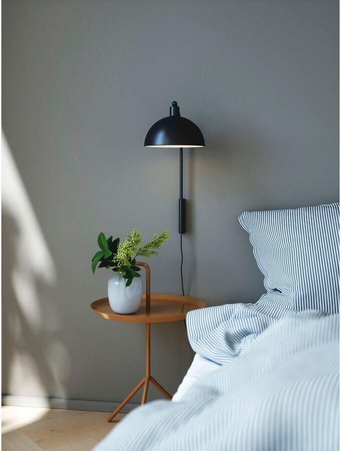 Nordlux Ellen Wandlamp Ø 20 cm Zwart