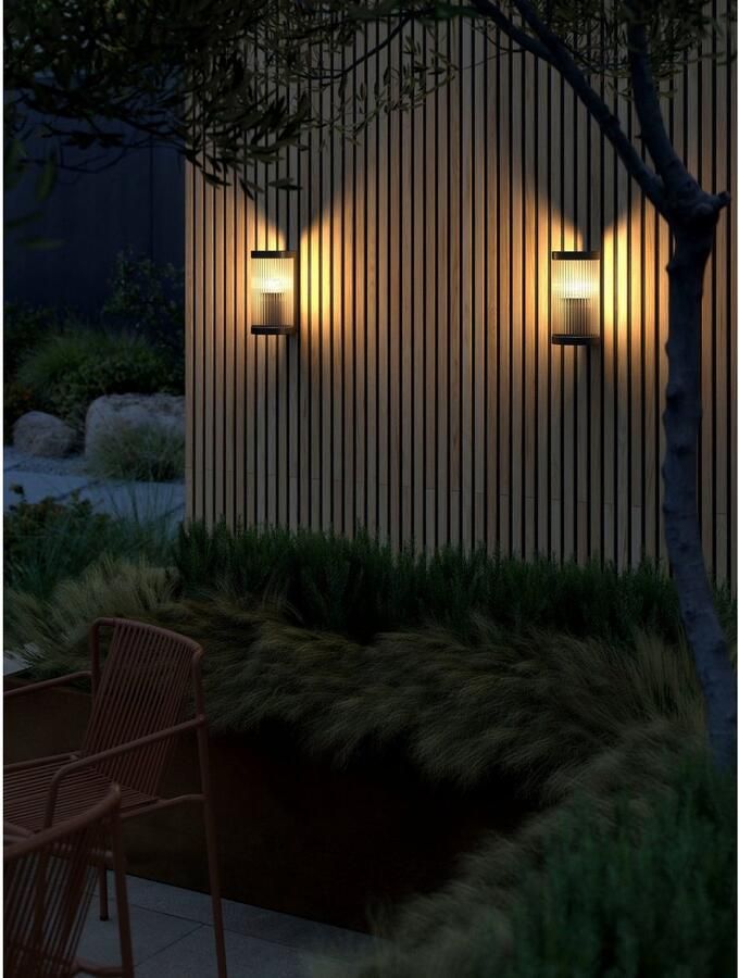 Nordlux Wandlamp voor buiten Coupar Robuust gepoedercoat metaal parallelschakeling mogelijk (1 stuk)