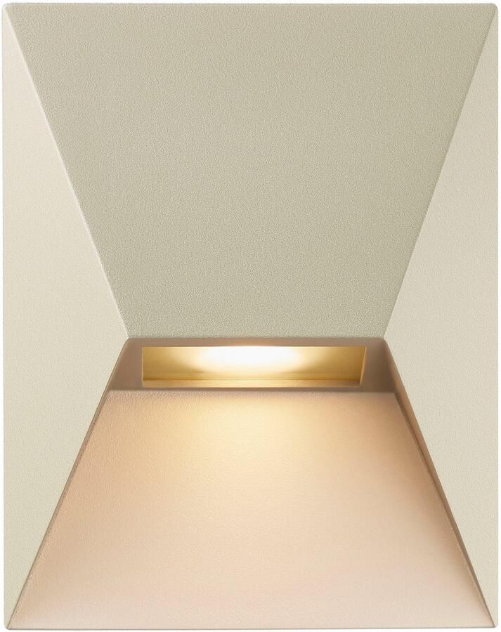 Nordlux Wandlamp voor buiten Pontio Architectonisch ontwerp parallelschakeling mogelijk elegante compacte afm (1 stuk)
