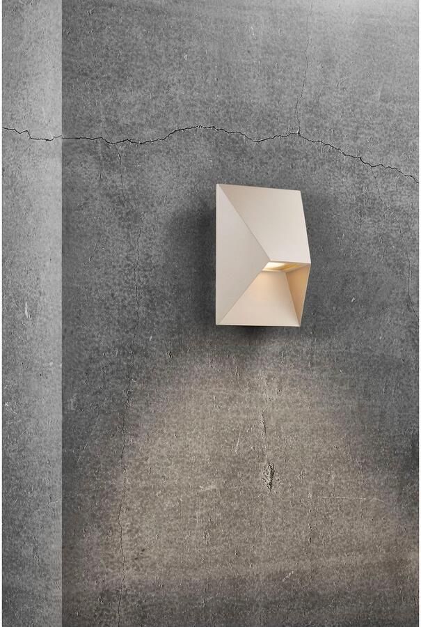 Nordlux Wandlamp voor buiten Pontio Architectonisch ontwerp parallelschakeling mogelijk elegante compacte afm (1 stuk) - Foto 2