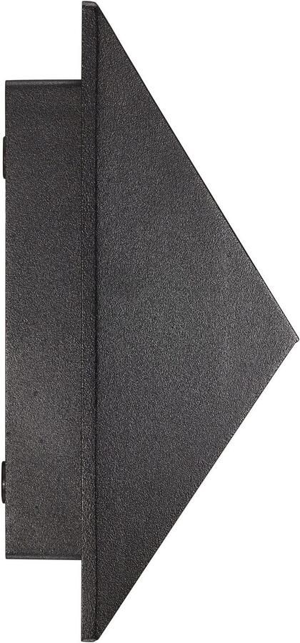 Nordlux Wandlamp voor buiten Pontio Architectonisch ontwerp verwisselbare gloeilamp stabiele metalen behuizing (1 stuk) - Foto 3