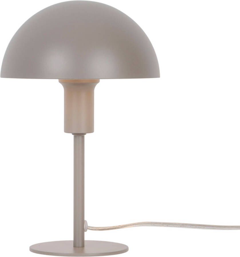 Nordlux Ellen Mini Tafellamp Ø 16 cm Lichtbruin