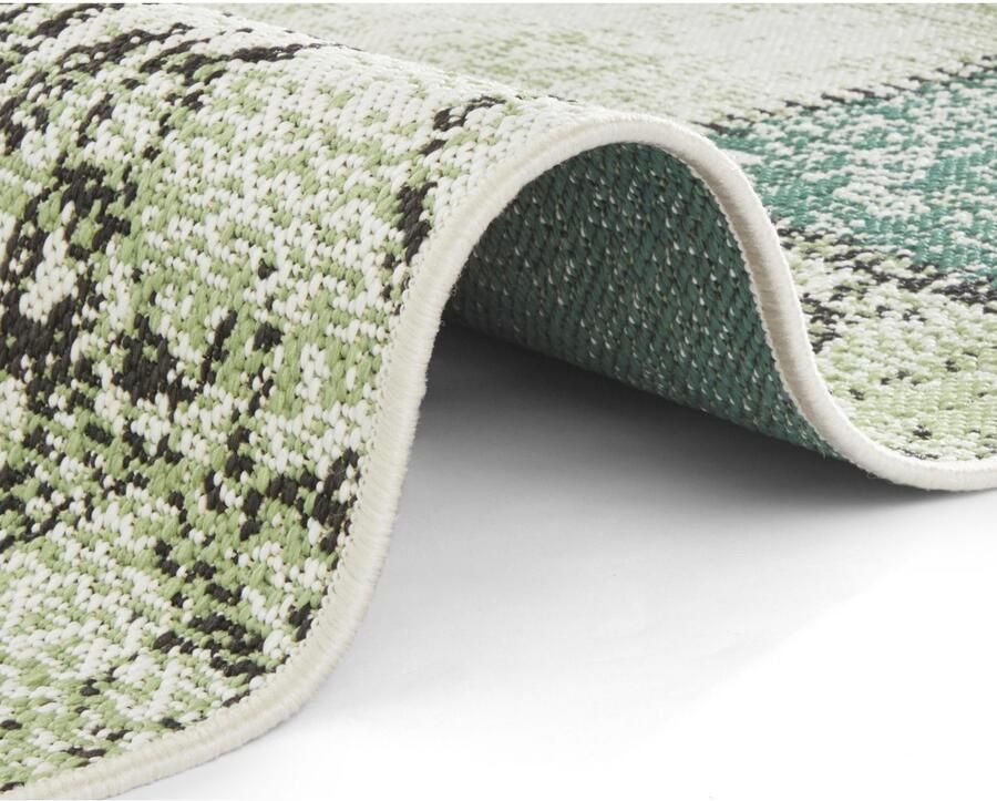 NORTHRUGS Vloerkleed Symi Binnen- en buitengebruik kortpolig loper vintage woonkamer buitenruimte - Foto 4