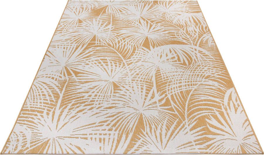 Northrugs Buitenkleed palm Lagosi goud crème 120x170 cm