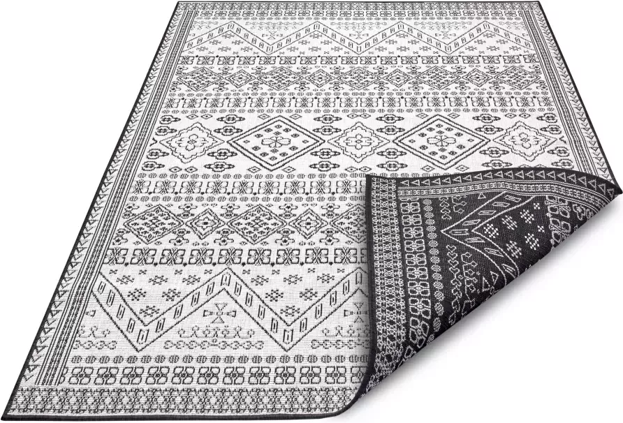 Northrugs Buitenkleed Doha zilver zwart 200x290 cm - Foto 2