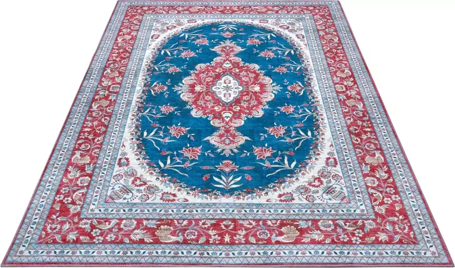 NOURISTAN Design-vloerkleed Tabriz Nila Klassiek oriënt look vintage-design afgehecht robuust gemakkelijk in onderhoud - Foto 2