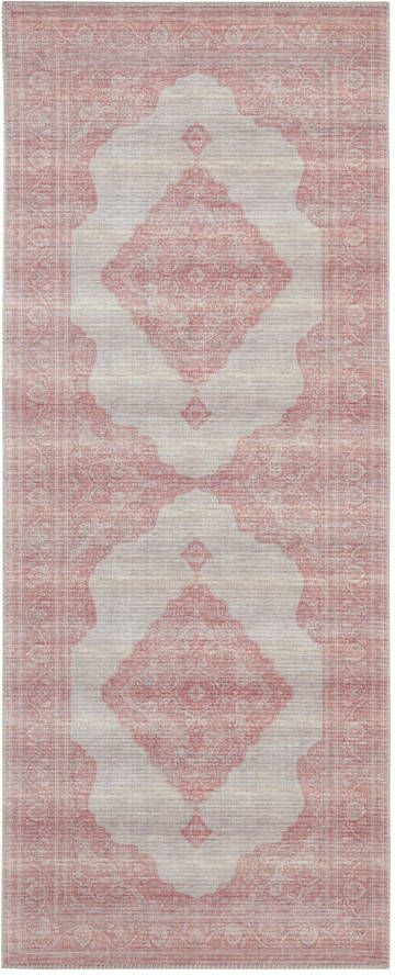 Nouristan Vintage vloerkleed Carme rood 80x200 cm - Foto 2