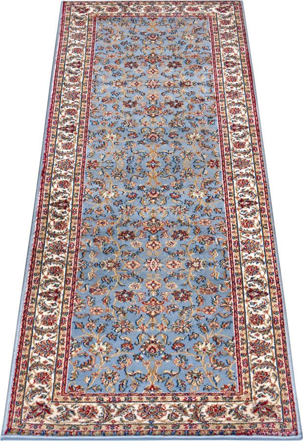 Nouristan Perzische loper Dizi lichtblauw 80x250 cm