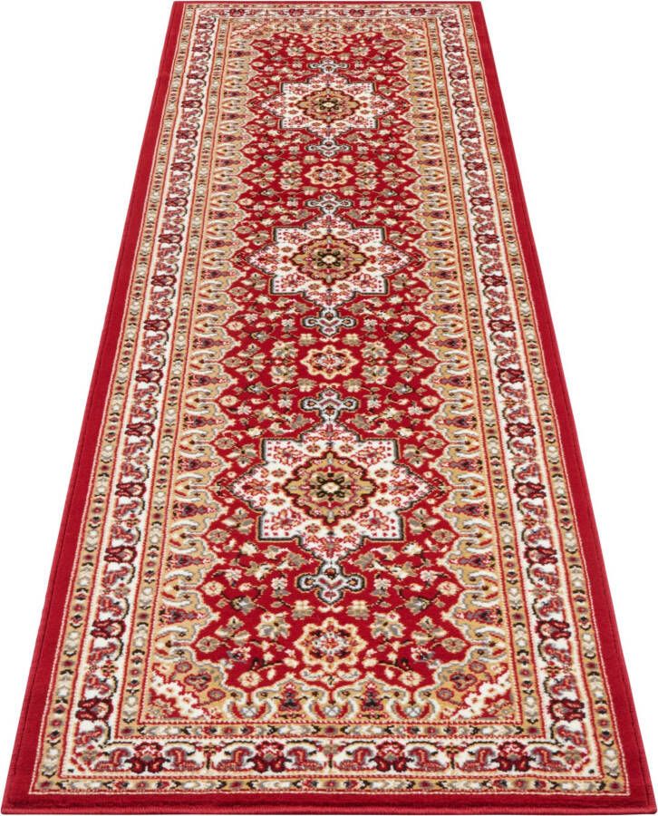 Nouristan Perzisch tapijt Parun Täbriz rood 80x250 cm - Foto 4