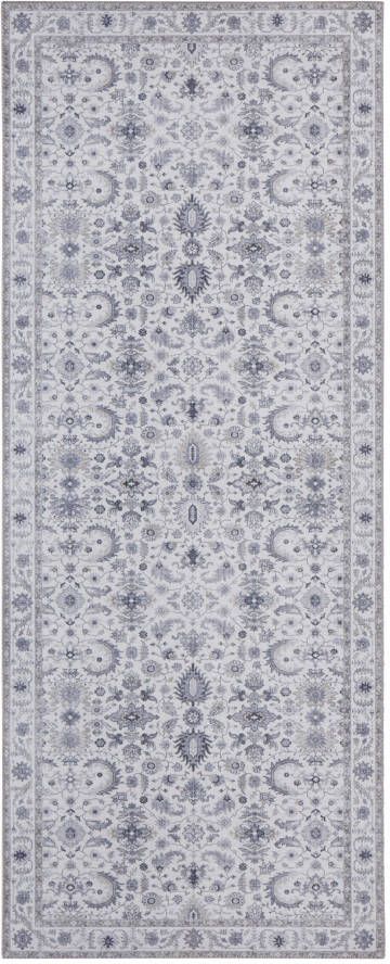 Nouristan Vintage vloerkleed Vivana platina grijs 80x200 cm - Foto 2