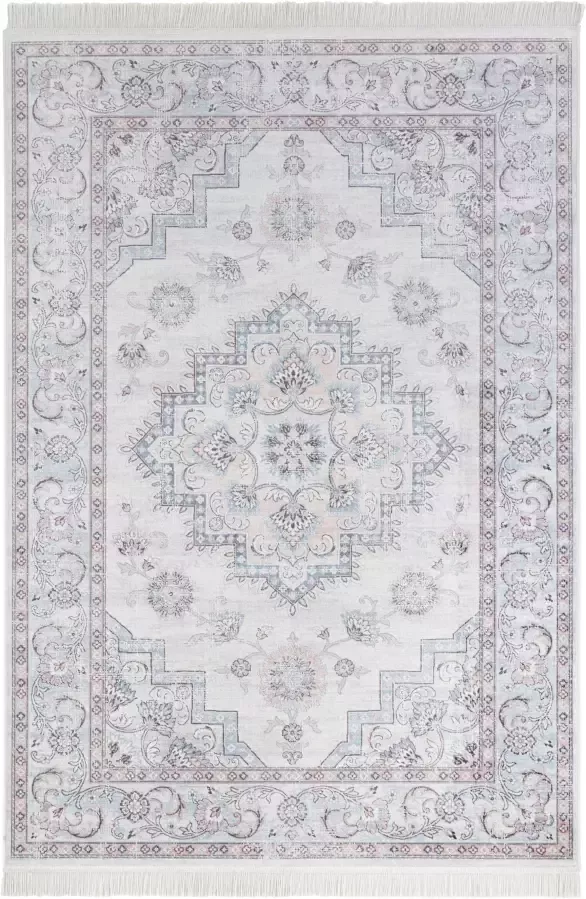 Nouristan Klassiek vloerkleed Antique Heriz lichtblauw roze 195x300 cm
