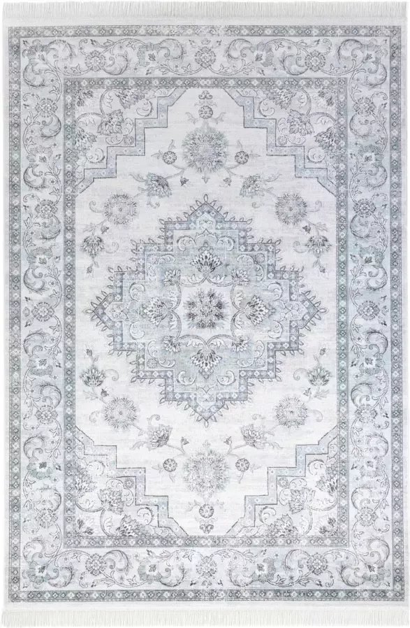 Nouristan Klassiek vloerkleed Antique Heriz lichtblauw groen 160x230 cm