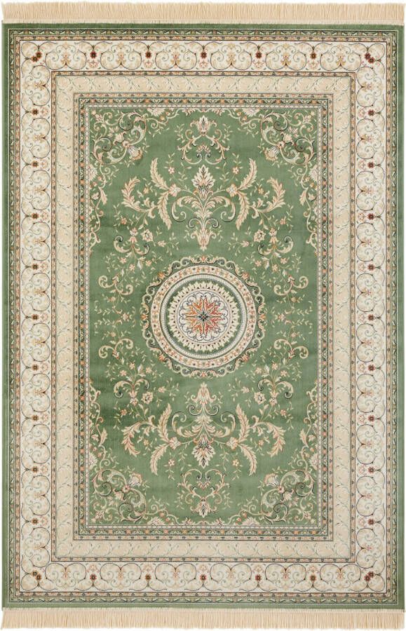Nouristan Klassiek vloerkleed Antik Negar groen 135x195 cm
