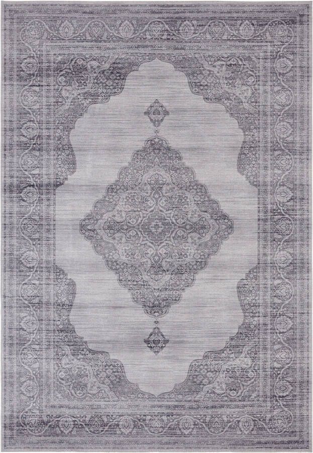 Nouristan Vintage vloerkleed Carme grijs 160x230 cm - Foto 6