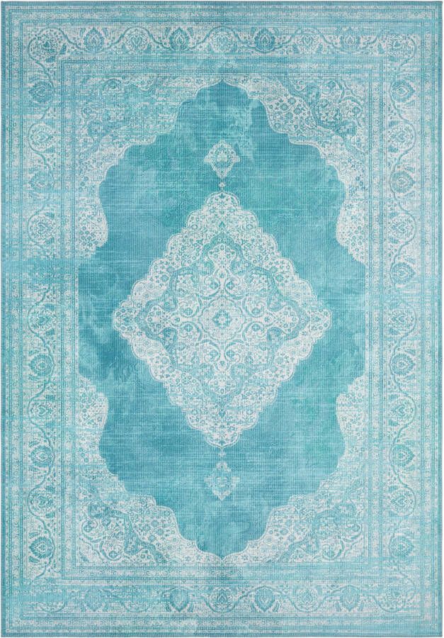 Nouristan Vintage vloerkleed Carme turquoise 160x230 cm - Foto 6