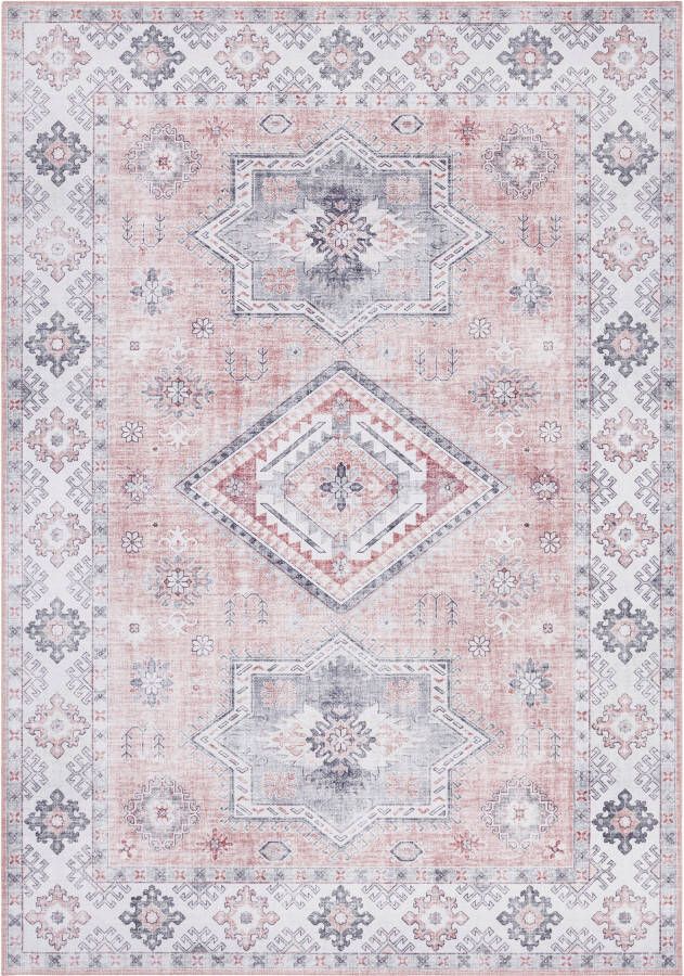 Nouristan Vintage vloerkleed Gratia oud roze 120x160 cm