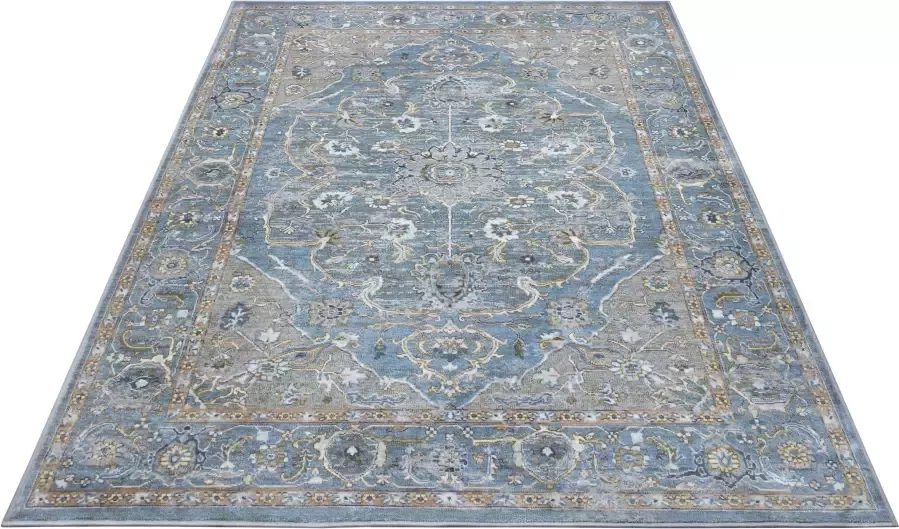 NOURISTAN Vloerkleed Modasa Viscose oriënt design zijde look woonkamer slaapkamer werkkamer slijtvast onderhoudsarm - Foto 2