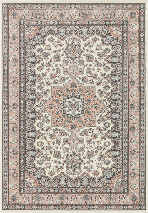 Nouristan Perzisch tapijt Parun Täbriz crème roze 200x290 cm - Foto 4