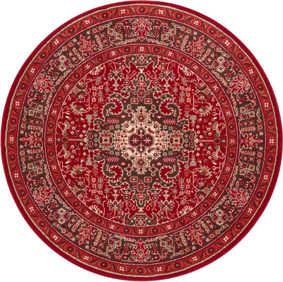 Tapeso Rond Perzisch tapijt Mirkan Skazar Oriental Rood Ø 160cm