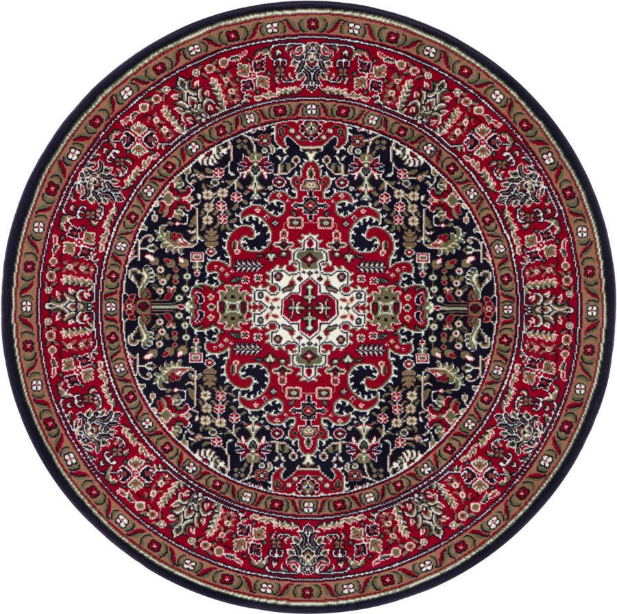 Tapeso Rond Perzisch tapijt Mirkan Skazar Rood Multicolor Ø 160cm