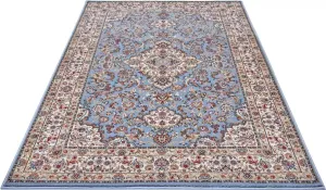 Nouristan Perzisch tapijt Zahra lichtblauw 120x170 cm